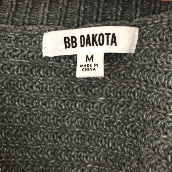 BB Dakota Alston Sweater Sz. M in Heather Grey - Picture 8 of 8
